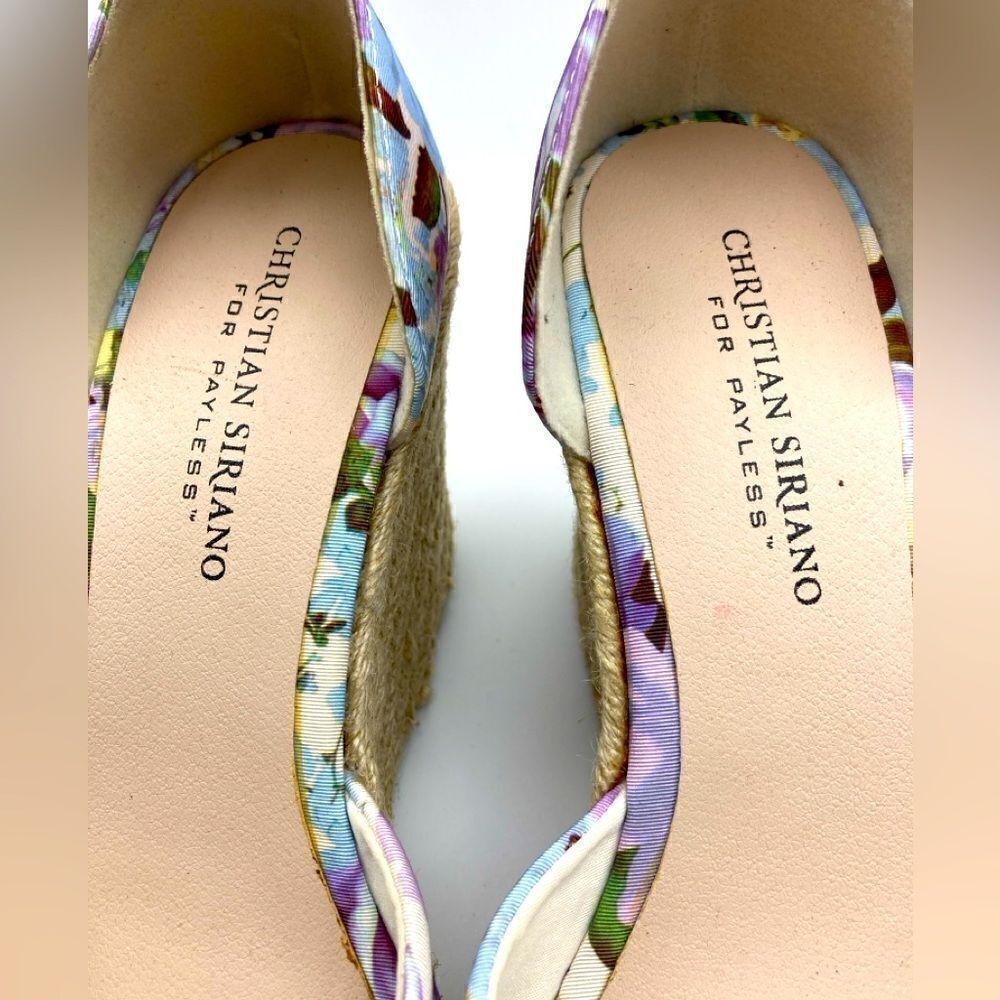 Christian Siriano Espadrille Wedge Sandals Size 8 NWOT - Picture 7 of 10